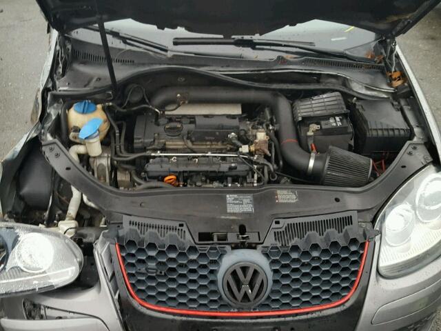 WVWEV71K18W307511 - 2008 VOLKSWAGEN GTI GRAY photo 7