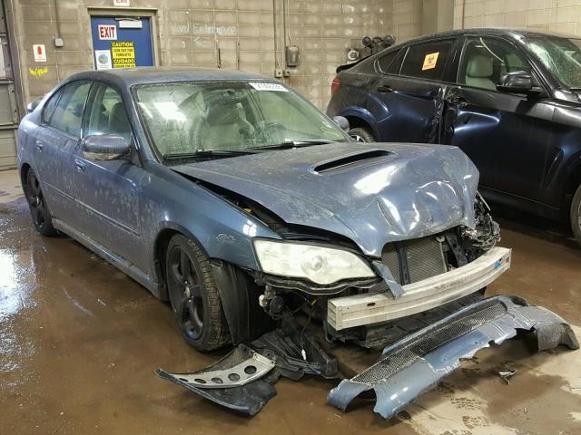 4S3BL676166203613 - 2006 SUBARU LEGACY GT BLUE photo 1