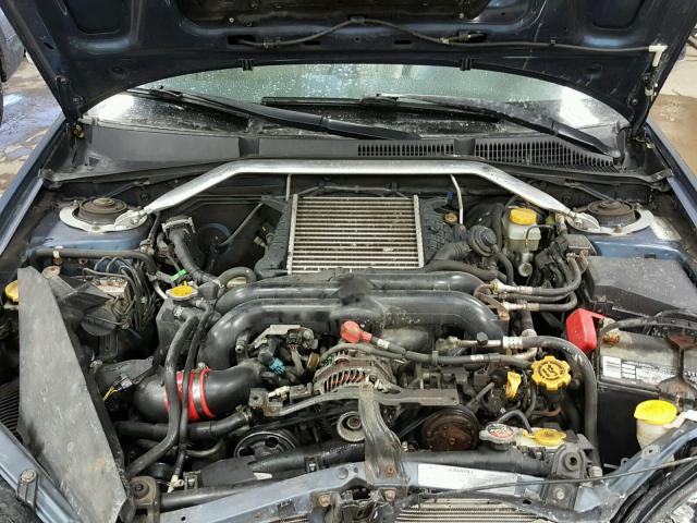 4S3BL676166203613 - 2006 SUBARU LEGACY GT BLUE photo 7