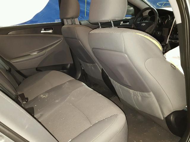 5NPEB4AC6EH823154 - 2014 HYUNDAI SONATA GLS GRAY photo 6