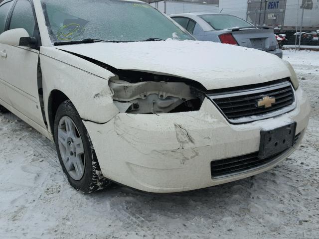 1G1ZT57N47F217080 - 2007 CHEVROLET MALIBU LT WHITE photo 9