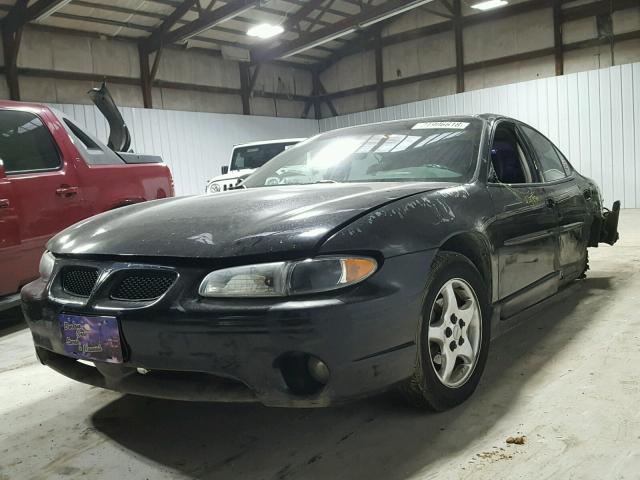 1G2WP5211WF325744 - 1998 PONTIAC GRAND PRIX BLACK photo 2