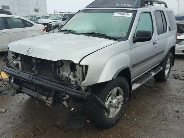 5N1ED28T14C680639 - 2004 NISSAN XTERRA XE SILVER photo 2