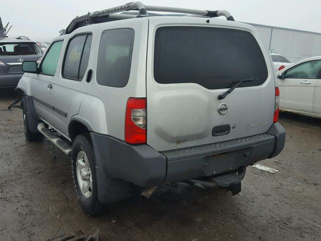 5N1ED28T14C680639 - 2004 NISSAN XTERRA XE SILVER photo 3