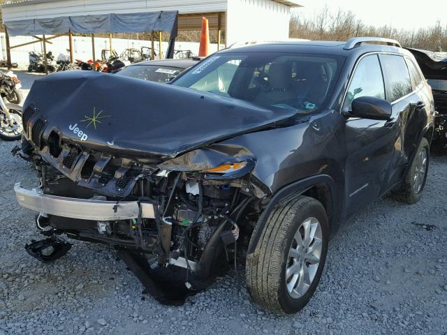 1C4PJMDS4GW225866 - 2016 JEEP CHEROKEE L GRAY photo 2