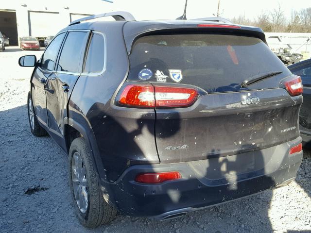 1C4PJMDS4GW225866 - 2016 JEEP CHEROKEE L GRAY photo 3