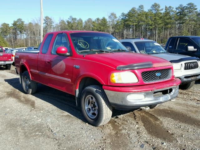 1FTDX18W2VNC51463 - 1997 FORD F150 RED photo 1