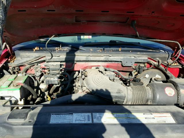 1FTDX18W2VNC51463 - 1997 FORD F150 RED photo 9