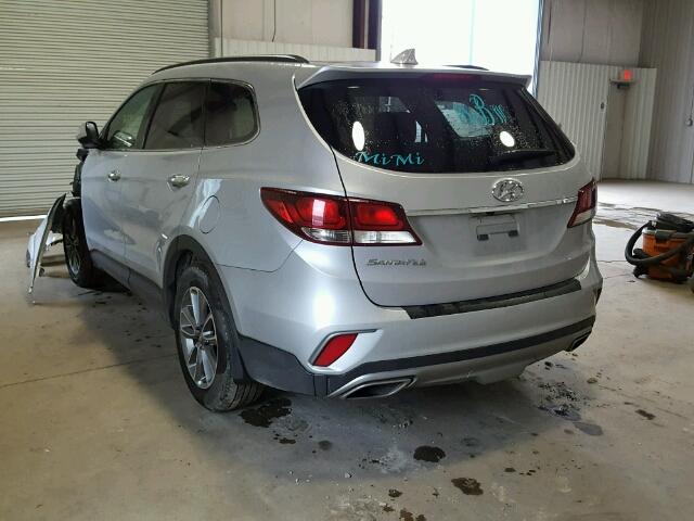 KM8SM4HF3HU206801 - 2017 HYUNDAI SANTA FE S SILVER photo 3