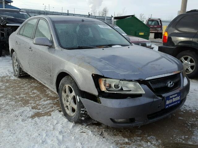 5NPEU46F36H144912 - 2006 HYUNDAI SONATA GLS GRAY photo 1