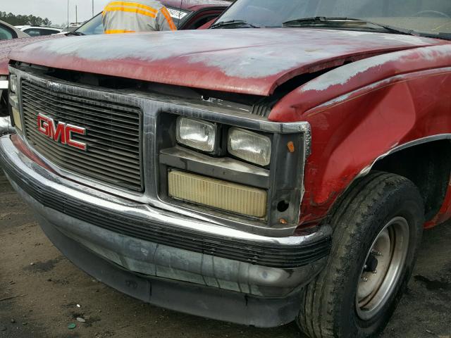 1GTDC14H8KE501092 - 1989 GMC SIERRA C15 RED photo 9