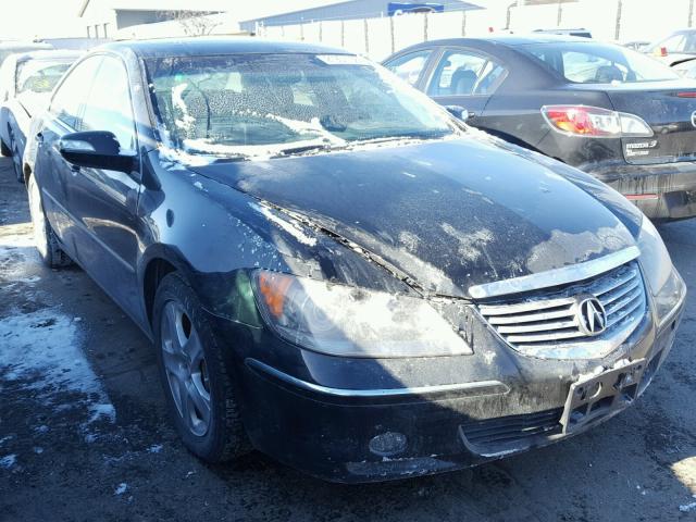 JH4KB16565C012508 - 2005 ACURA RL შავი ფოტო 1