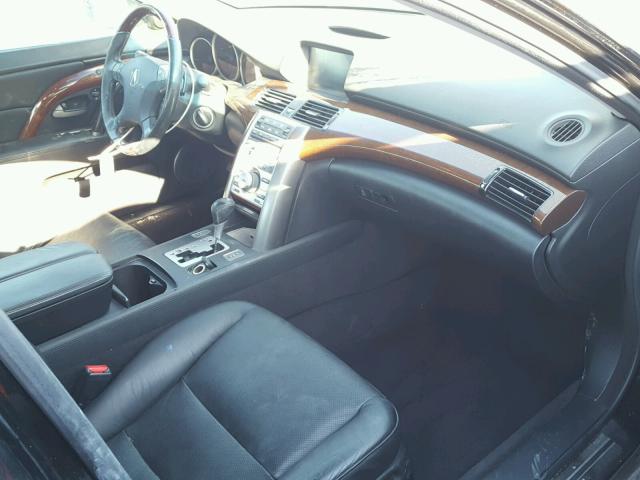 JH4KB16565C012508 - 2005 ACURA RL BLACK photo 5