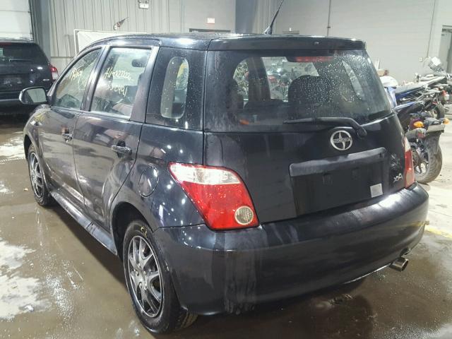 JTKKT624960156803 - 2006 TOYOTA SCION XA BLACK photo 3