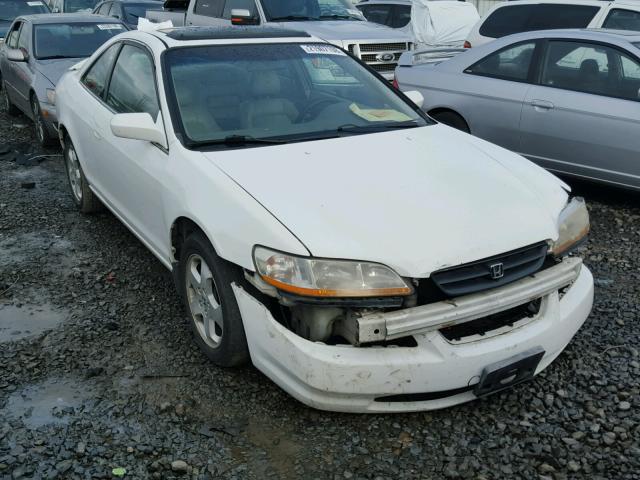 1HGCG2255WA027292 - 1998 HONDA ACCORD EX WHITE photo 1