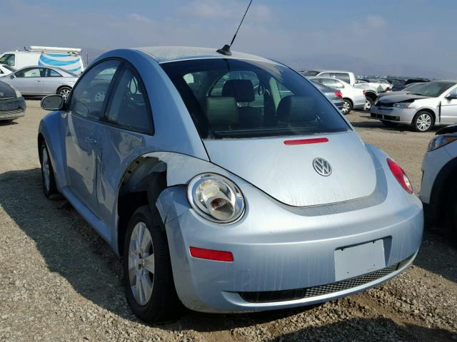 3VWPG31C79M513130 - 2009 VOLKSWAGEN NEW BEETLE BLUE photo 3