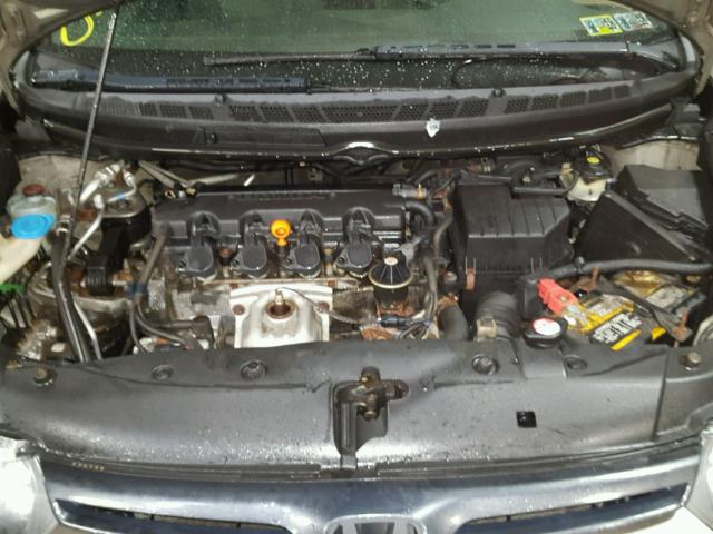 2HGFG12866H557516 - 2006 HONDA CIVIC EX თაფლისფერი ფოტო 7