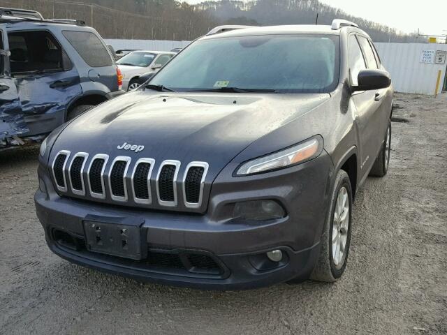 1C4PJLCB1FW505822 - 2015 JEEP CHEROKEE L GRAY photo 2