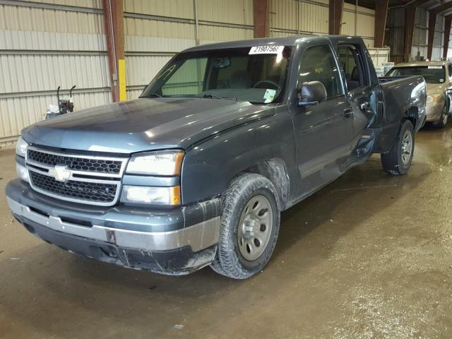 2GCEC13V771140703 - 2007 CHEVROLET SILVERADO BLUE photo 2