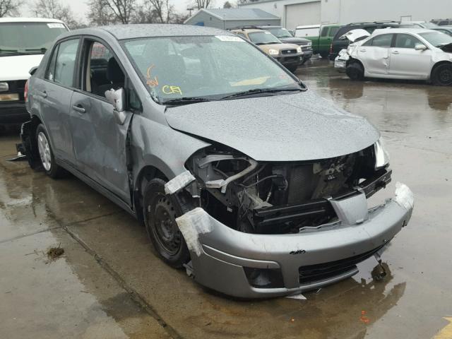 3N1BC1APXBL411707 - 2011 NISSAN VERSA S GRAY photo 1