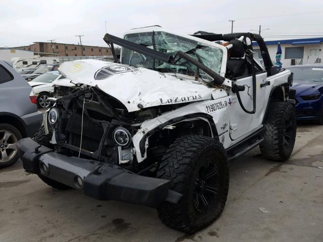 1C4GJWAG5DL572339 - 2013 JEEP WRANGLER S თეთრი ფოტო 2