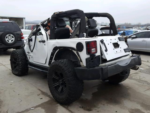 1C4GJWAG5DL572339 - 2013 JEEP WRANGLER S WHITE photo 3