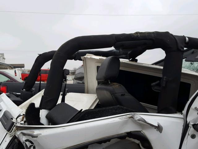 1C4GJWAG5DL572339 - 2013 JEEP WRANGLER S თეთრი ფოტო 6