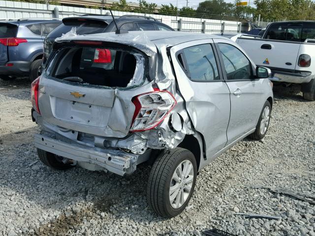 KL8CD6SA7HC733272 - 2017 CHEVROLET SPARK 1LT Серебристый фото 4