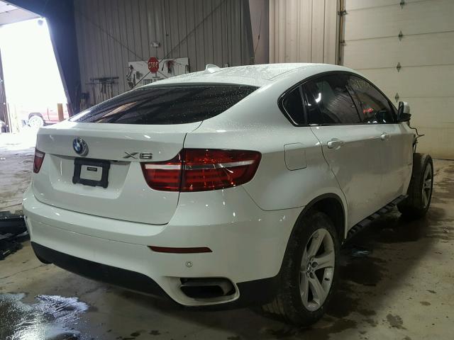 5UXFG8C56DL592180 - 2013 BMW X6 XDRIVE5 WHITE photo 4