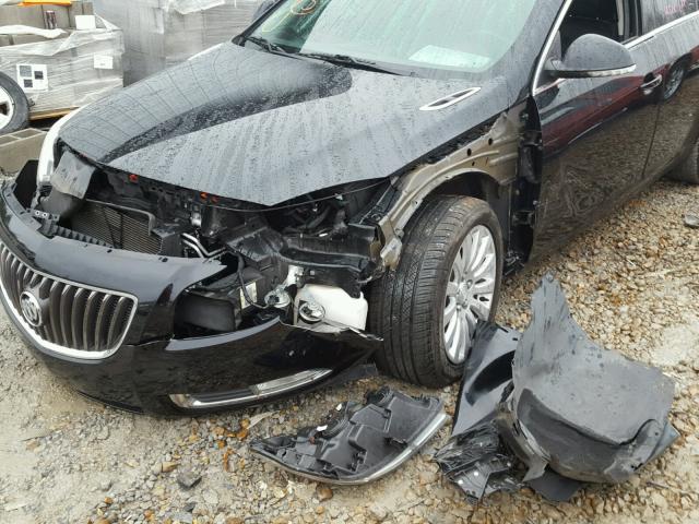 2G4GS5EV8C9148042 - 2012 BUICK REGAL PREM BLACK photo 9