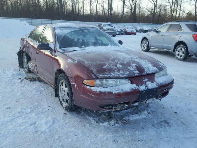 1G3NK52F42C305193 - 2002 OLDSMOBILE ALERO GX MAROON photo 1