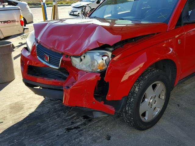 5GZCZ53446S817465 - 2006 SATURN VUE RED photo 9