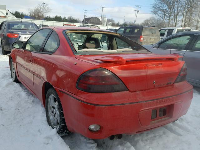 1G2NW12E85M147142 - 2005 PONTIAC GRAND AM G RED photo 3