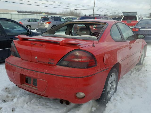 1G2NW12E85M147142 - 2005 PONTIAC GRAND AM G RED photo 4