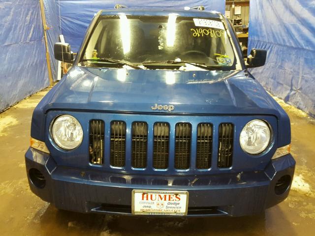 1J4NT2GB4AD519508 - 2010 JEEP PATRIOT SP BLUE photo 9