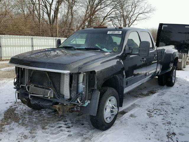 1GCJK33608F158704 - 2008 CHEVROLET SILVERADO BLACK photo 2