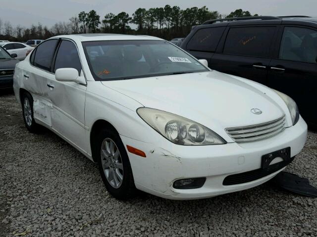 JTHBF30G730142158 - 2003 LEXUS ES 300 WHITE photo 1