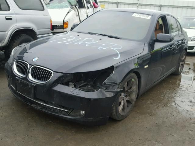 WBANW13558CZ79331 - 2008 BMW 535 I BLACK photo 2