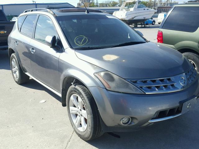 JN8AZ08T77W519342 - 2007 NISSAN MURANO SL GRAY photo 1