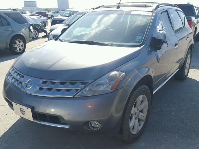 JN8AZ08T77W519342 - 2007 NISSAN MURANO SL GRAY photo 2