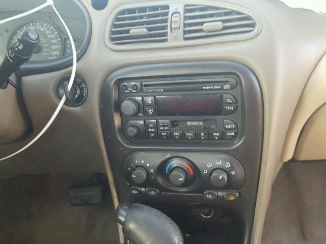 1G3NF52E3YC417715 - 2000 OLDSMOBILE ALERO GLS 红色 照片 9