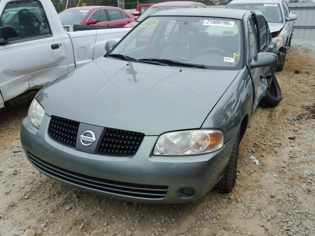 3N1CB51DX5L527837 - 2005 NISSAN SENTRA 1.8 GREEN photo 2