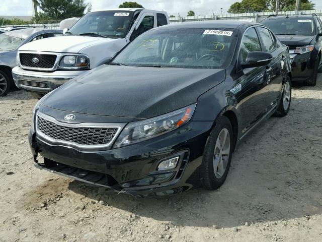 KNAGM4AD4G5095474 - 2016 KIA OPTIMA HYB BLACK photo 2