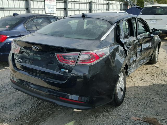 KNAGM4AD4G5095474 - 2016 KIA OPTIMA HYB BLACK photo 4