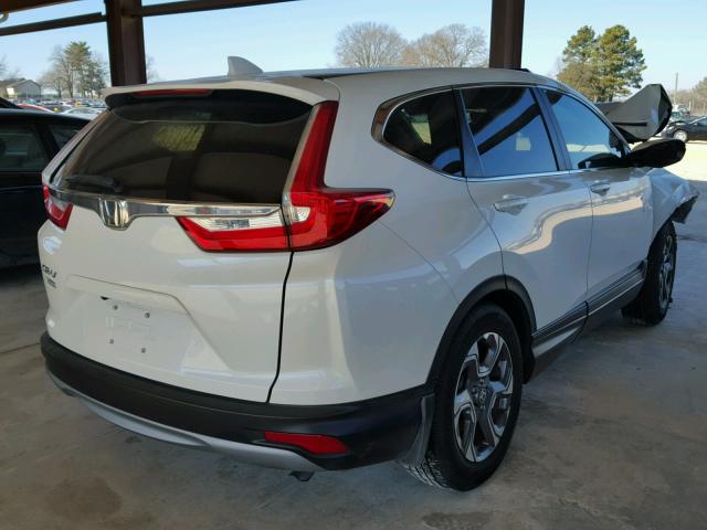 2HKRW1H87HH505134 - 2017 HONDA CR-V EXL WHITE photo 4