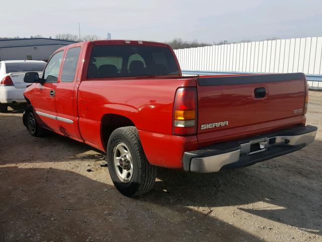 2GTEC19V731227874 - 2003 GMC NEW SIERRA RED photo 3