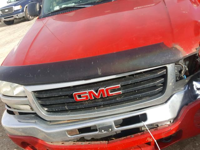 2GTEC19V731227874 - 2003 GMC NEW SIERRA RED photo 7