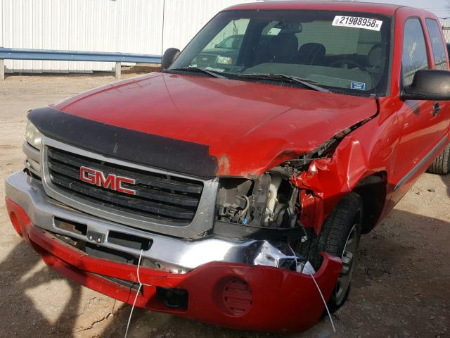 2GTEC19V731227874 - 2003 GMC NEW SIERRA RED photo 9