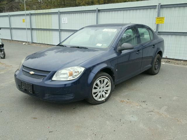 1G1AS58HX97256326 - 2009 CHEVROLET COBALT LS BLUE photo 2