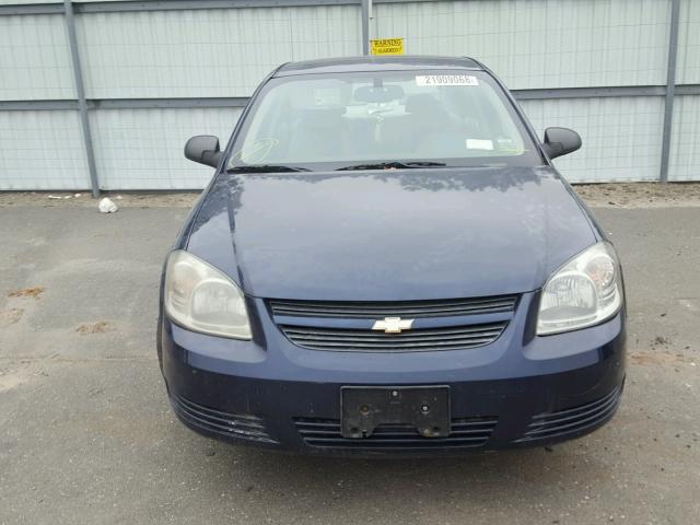 1G1AS58HX97256326 - 2009 CHEVROLET COBALT LS BLUE photo 9